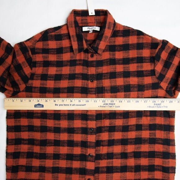 Madewell Flannel Oversized Ex-Boyfriend Shirt‎ - Picture 13 of 16